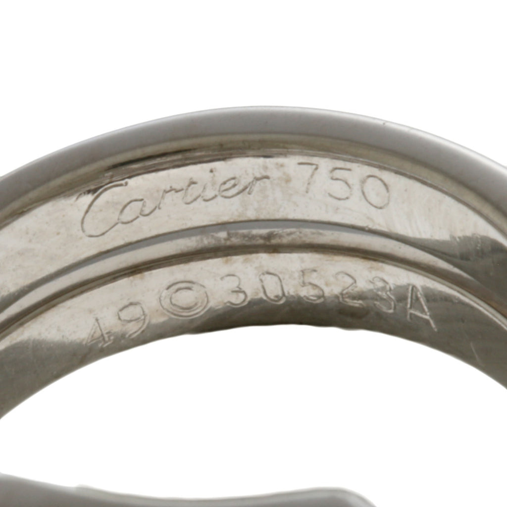 Cartier Silver White Gold (18K) Band Ring (Pre-Owned)