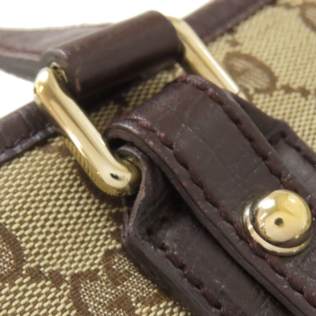 Gucci Brown Canvas Tote Bag (Pre-Owned)