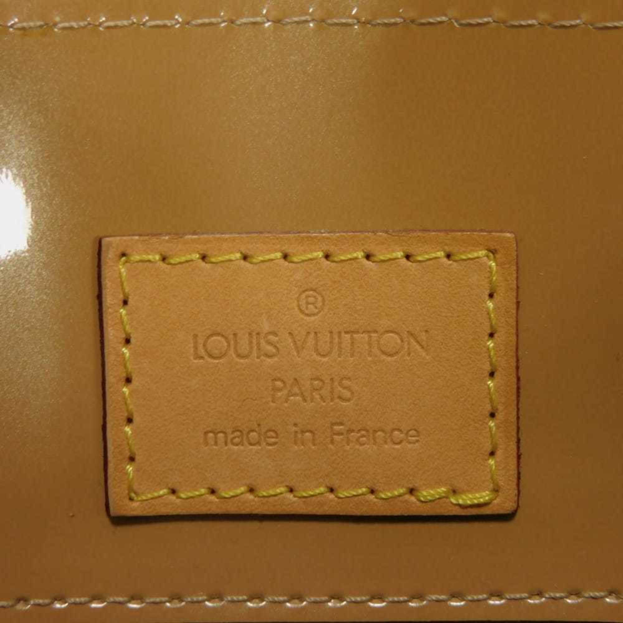 Louis Vuitton Beige Noisette Monogram Vernis Handbag Tote Bag (Pre-Owned)