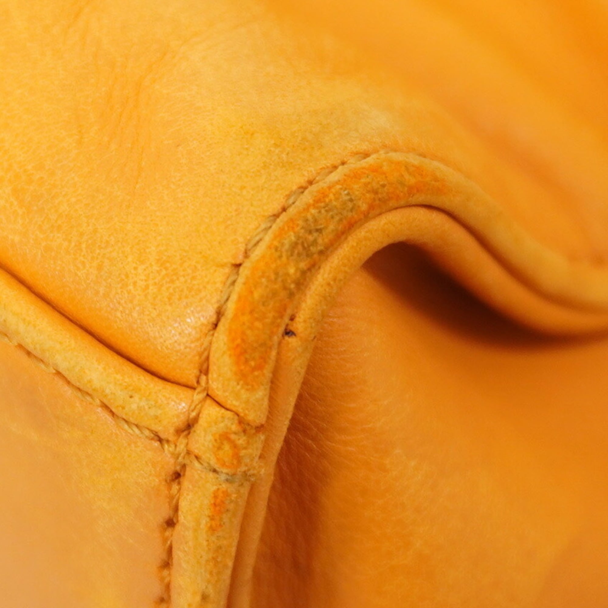 Chanel Orange Leather Tote Bag (Pre-Owned)