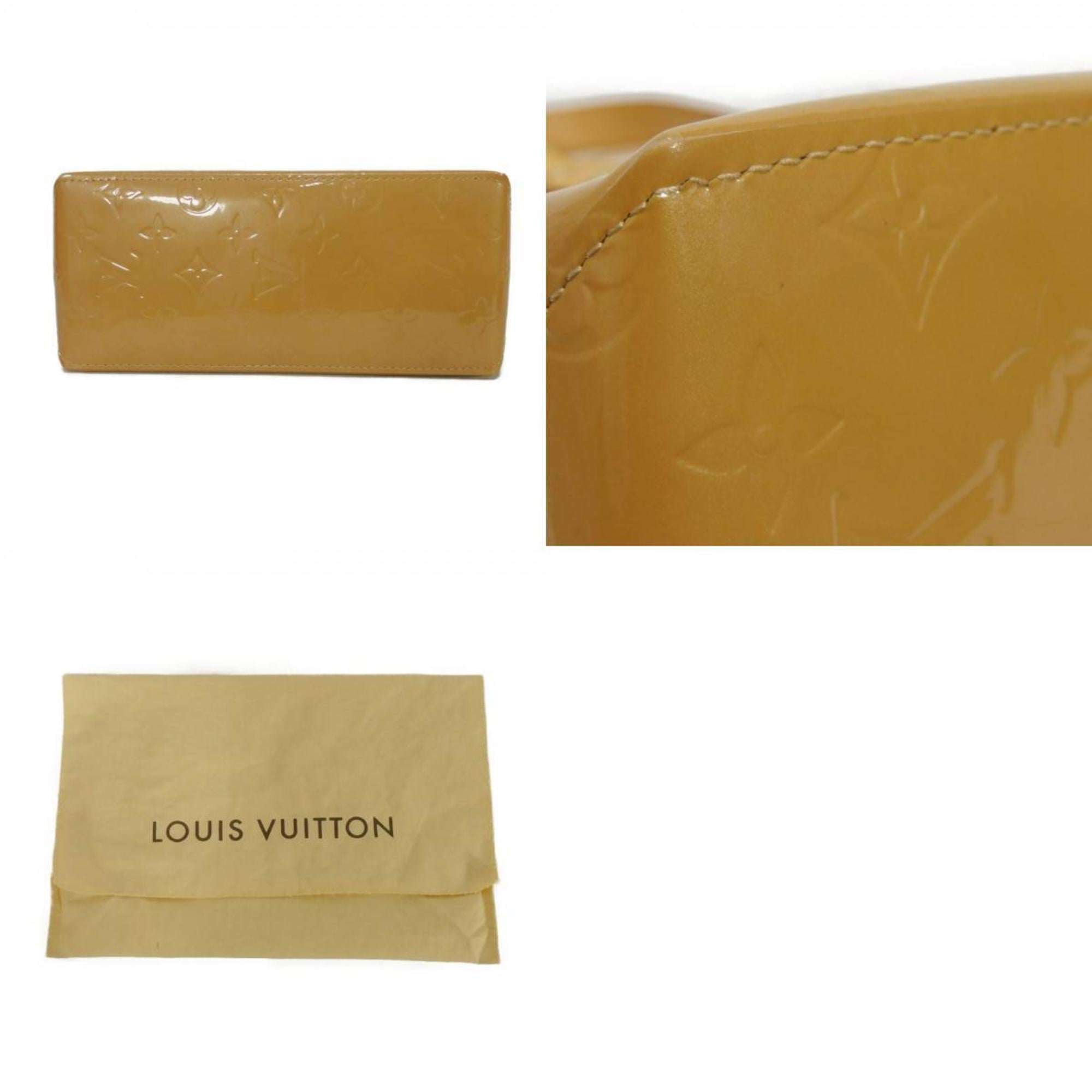 Louis Vuitton Beige Noisette Monogram Vernis Handbag Tote Bag (Pre-Owned)