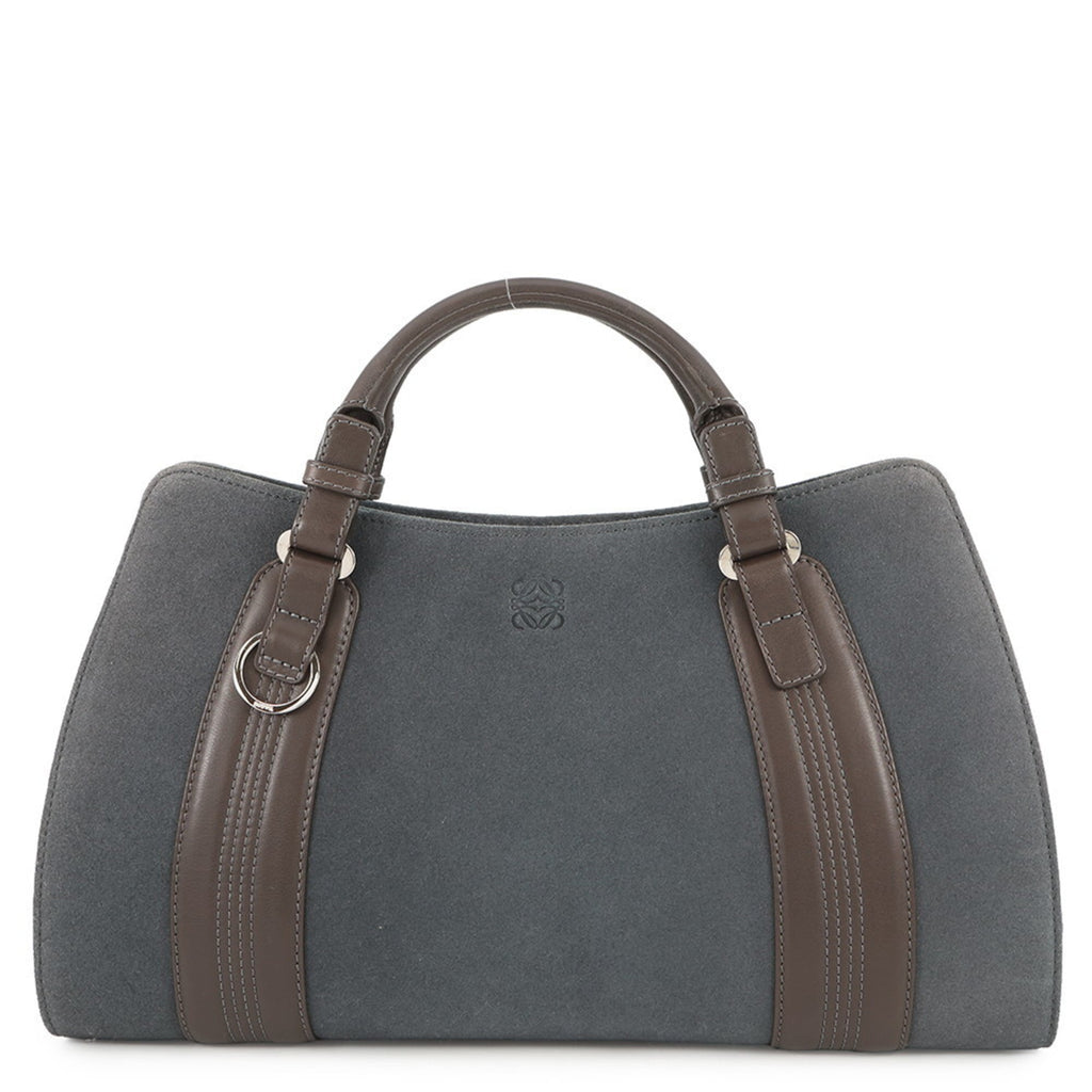 Loewe Brown Suede Leather Handbag (Pre-Owned)