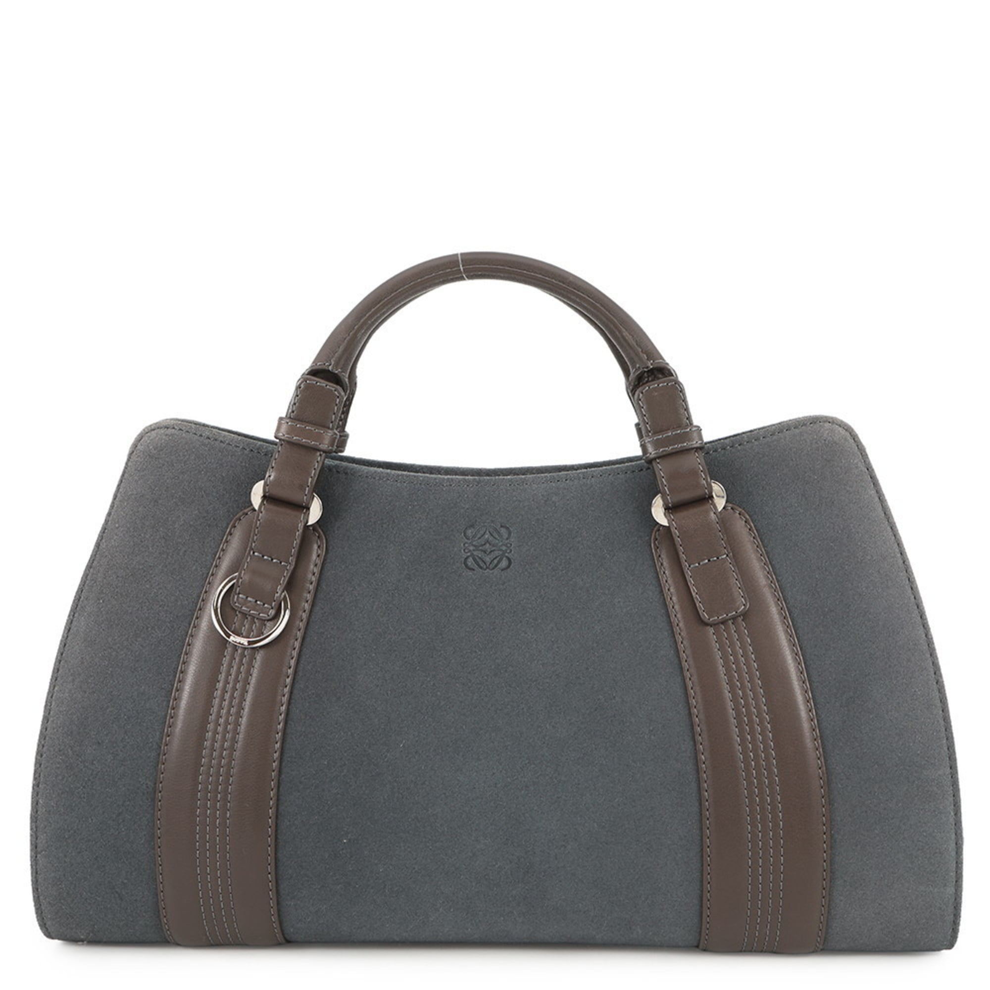 Loewe Brown Suede Leather Handbag (Pre-Owned)