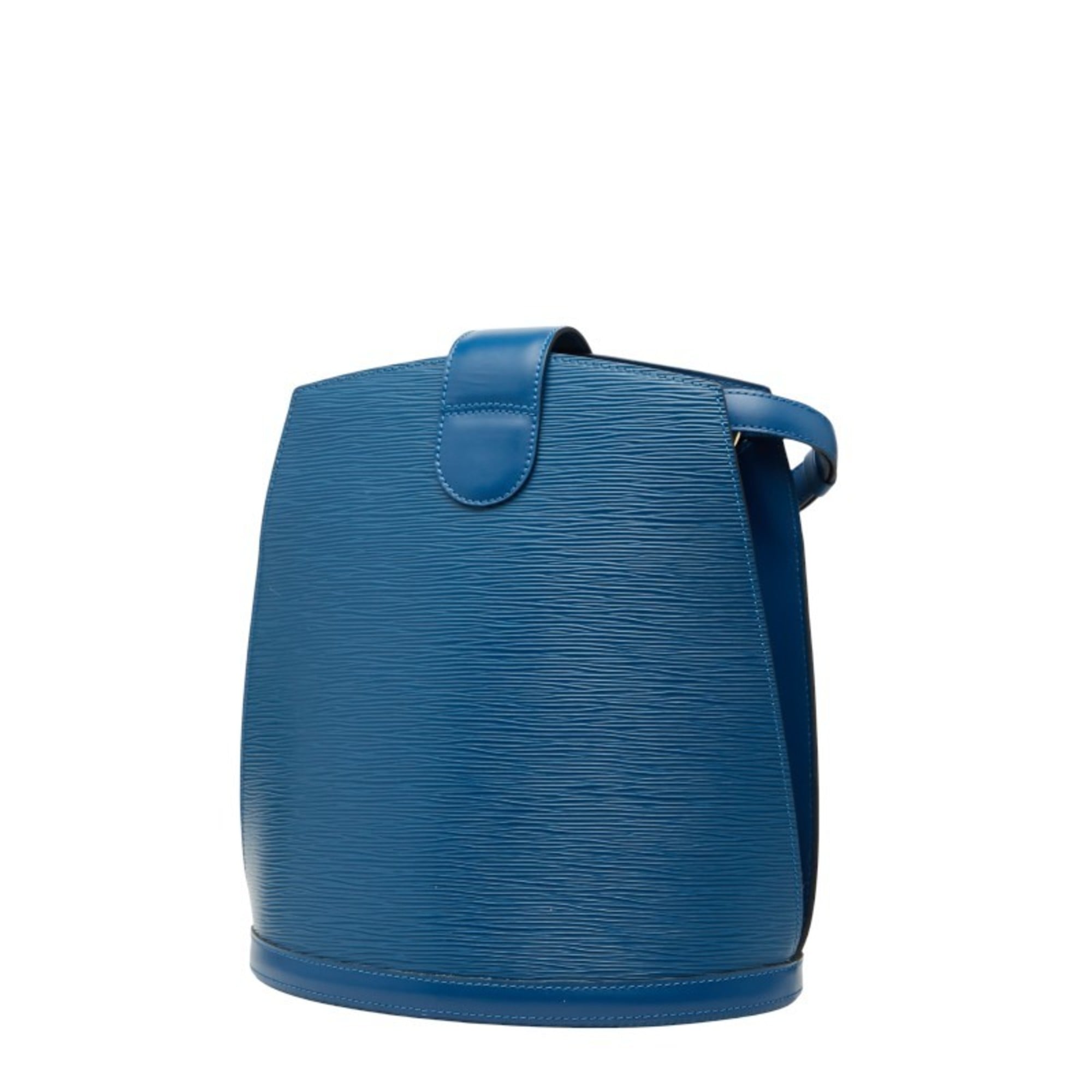 Louis Vuitton Toledo Blue Leather Shoulder Bag (Pre-Owned)