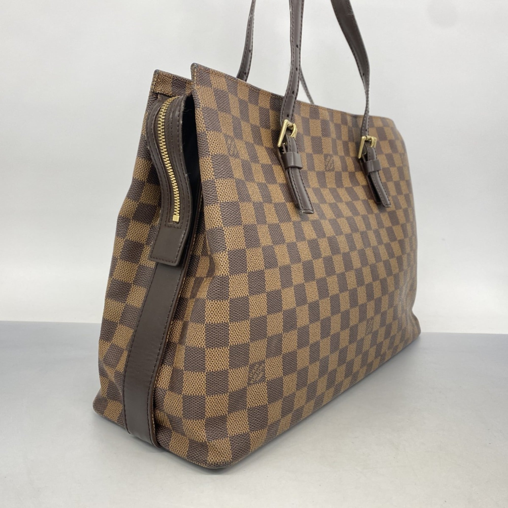 Louis Vuitton Brown Ebene Shoulder Bag (Pre-Owned)