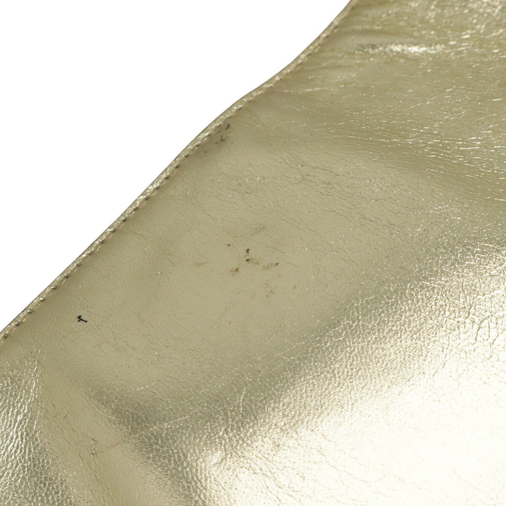 Loewe Amazona Gold Metallic Leather Handbag (Pre-Owned)