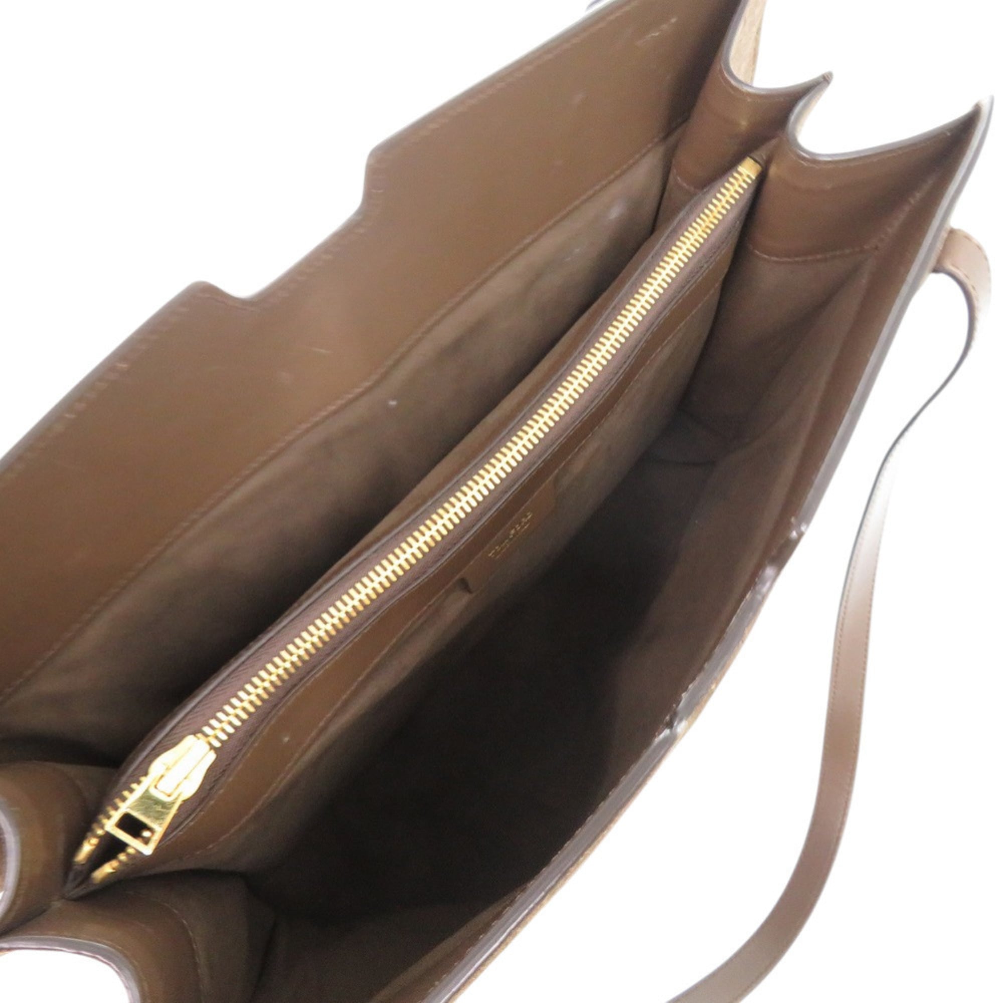 Tom Ford Brown Leather Tote Bag (Pre-Owned)