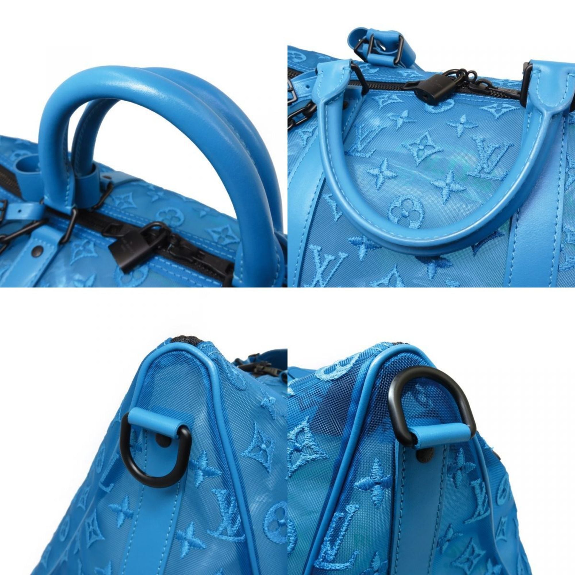 Louis Vuitton Black Turquoise Boston Bag (Pre-Owned)