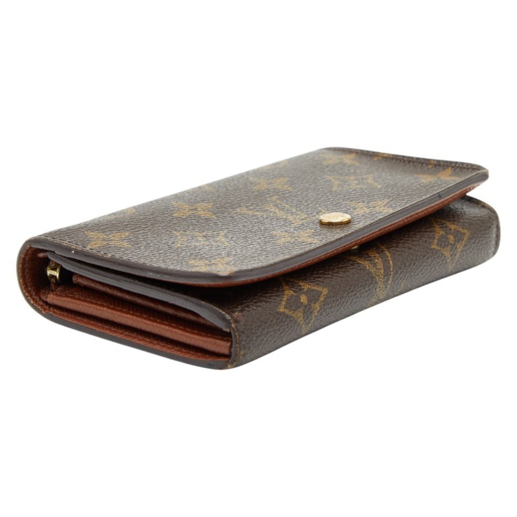 Louis Vuitton Brown Pvc Leather Wallet (Bi-Fold) (Pre-Owned)