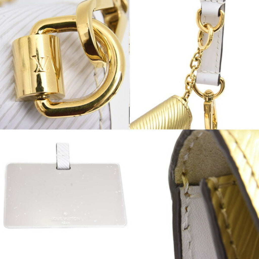 Louis Vuitton Epi White Epi Leather Shoulder Bag (Pre-Owned)