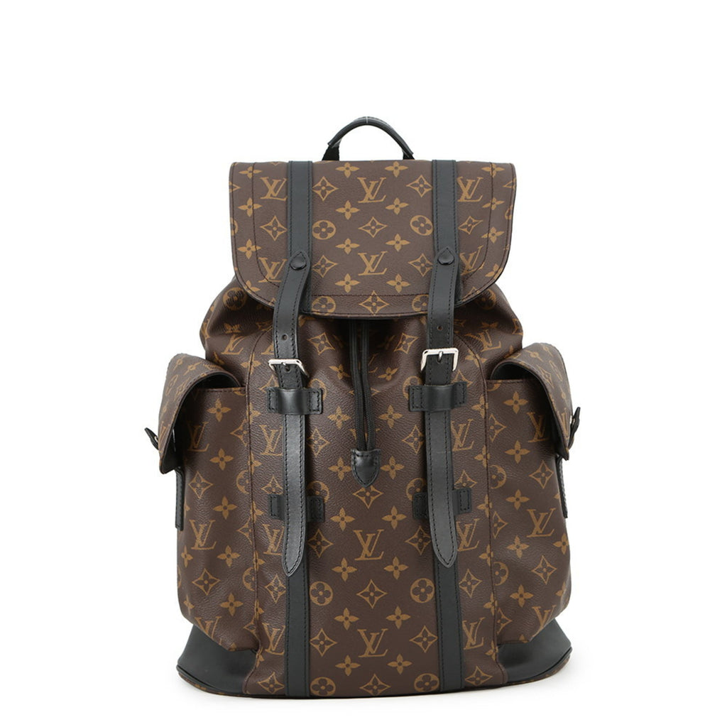 Louis Vuitton Monogram Macassar Black Noir Backpack (Pre-Owned)