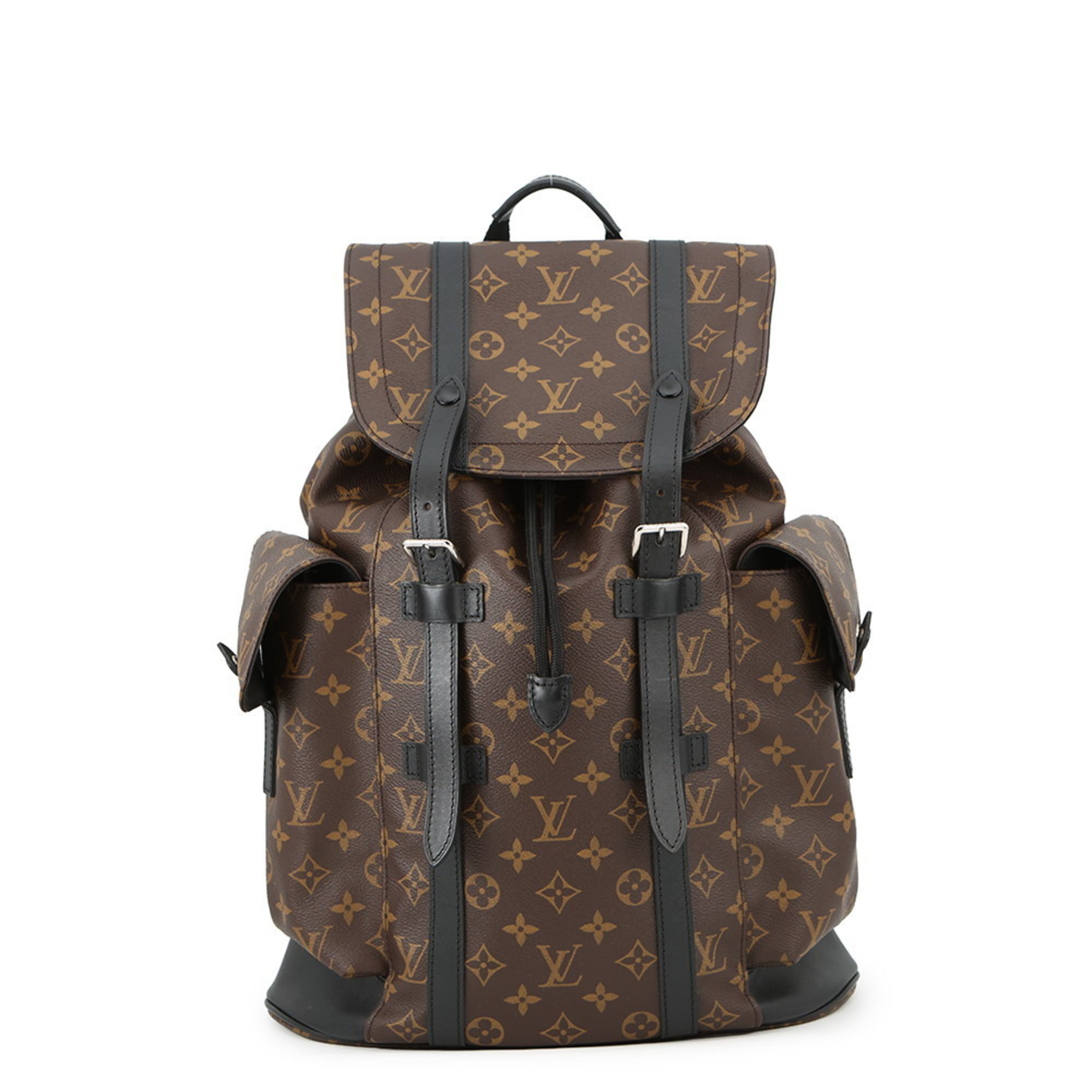 Louis Vuitton Monogram Macassar Black Noir Backpack (Pre-Owned)