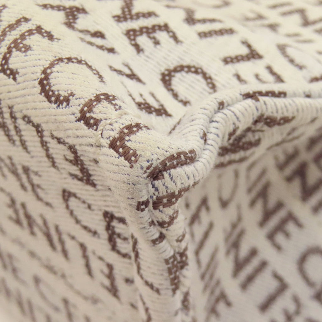 Celine White Canvas Handbag (Pre-Owned)