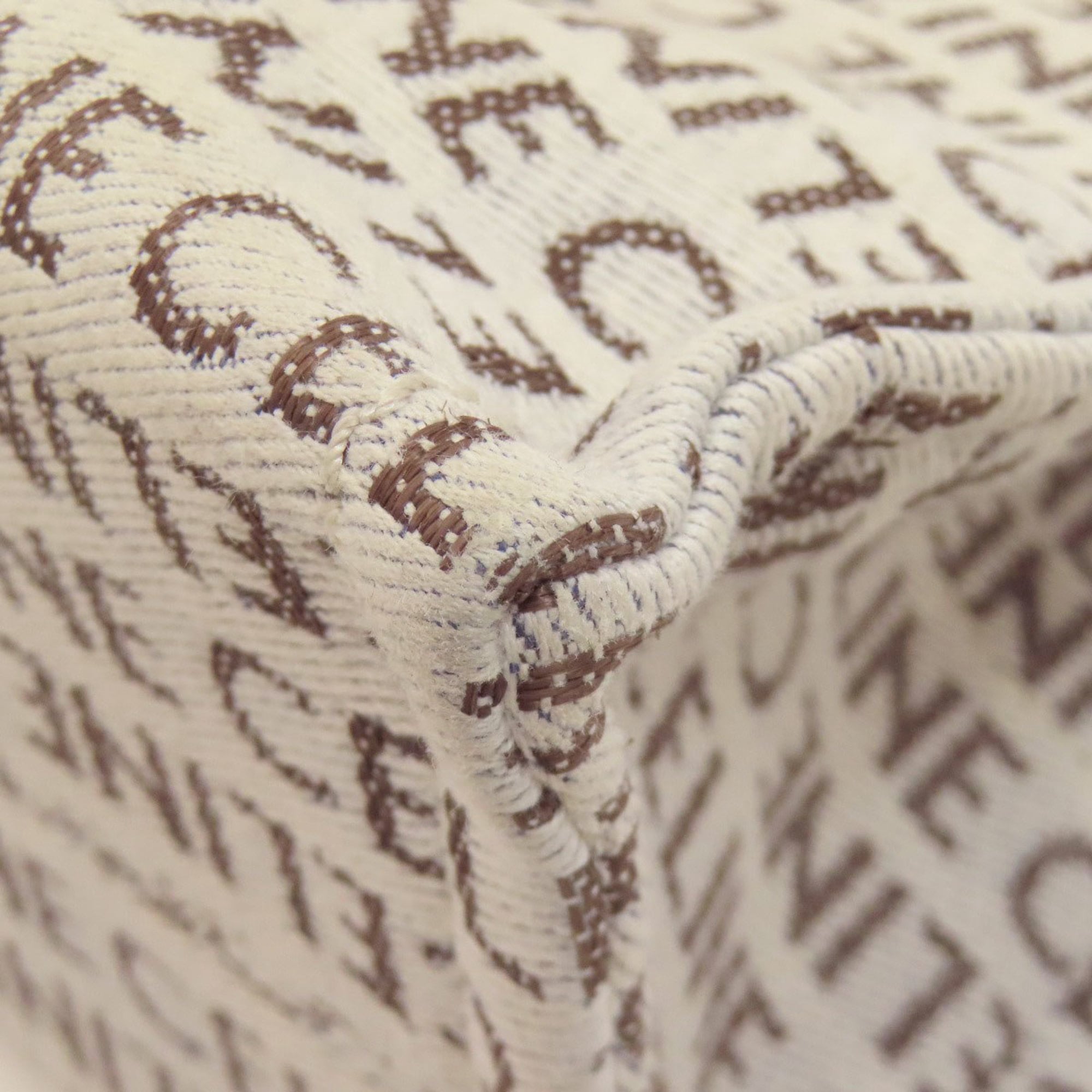 Celine White Canvas Handbag (Pre-Owned)