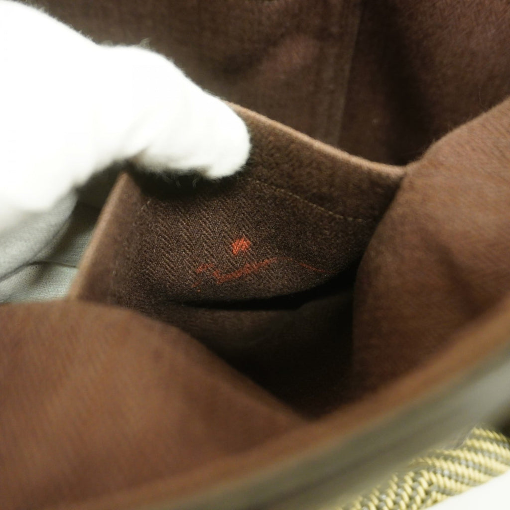 Hermes Beige Polyester Tote Bag (Pre-Owned)