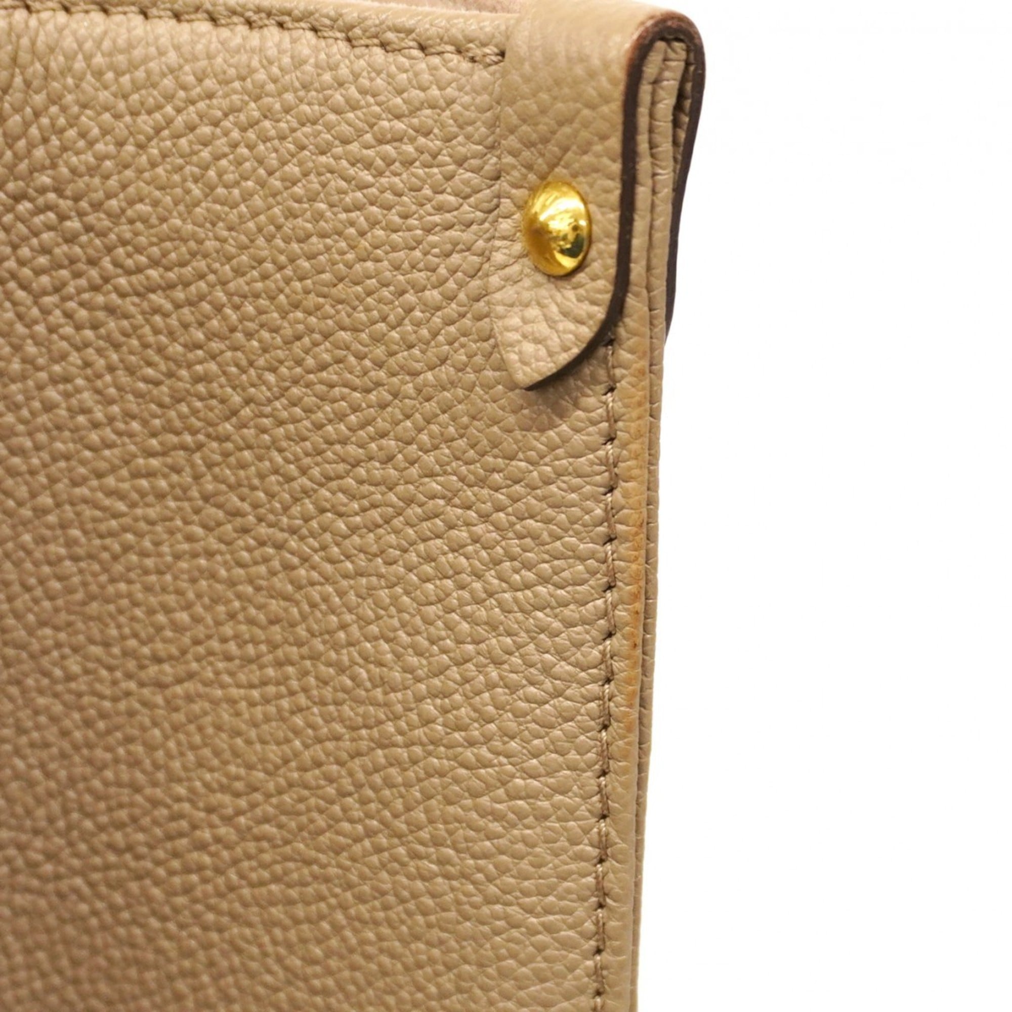 Louis Vuitton Cream Tourterelle Tote Bag (Pre-Owned)