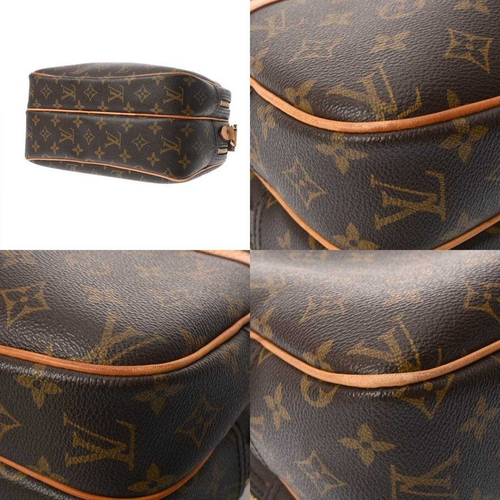 Louis Vuitton Brown Monogram Canvas Shoulder Bag (Pre-Owned)