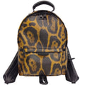 Louis Vuitton Black Brown Leopard Pvc Coated Canvas Leather Backpack (Pre-Owned)