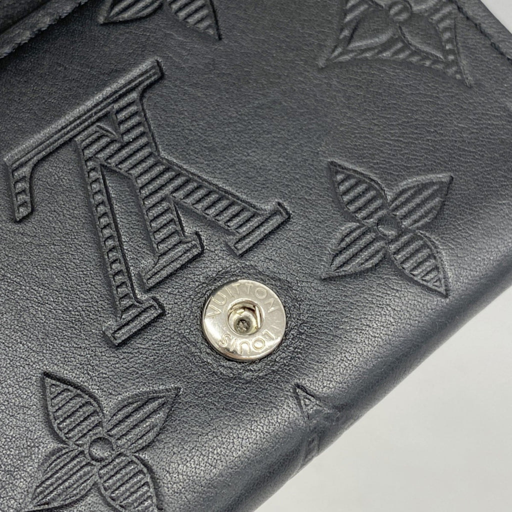 Louis Vuitton Noir Wallet (Tri-Fold) (Pre-Owned)