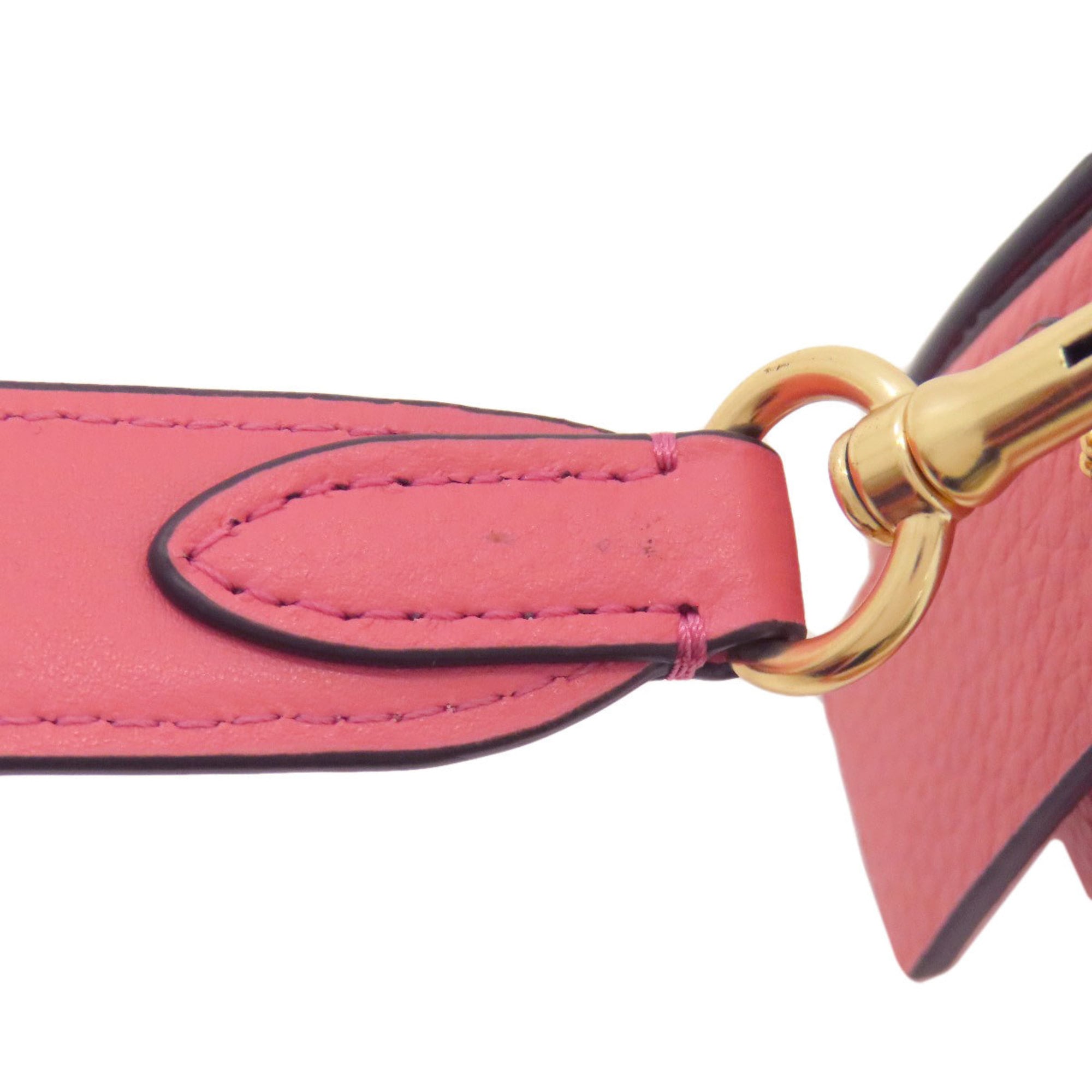 Coach Pink Leather Shoulder Bag (Pre-Owned)