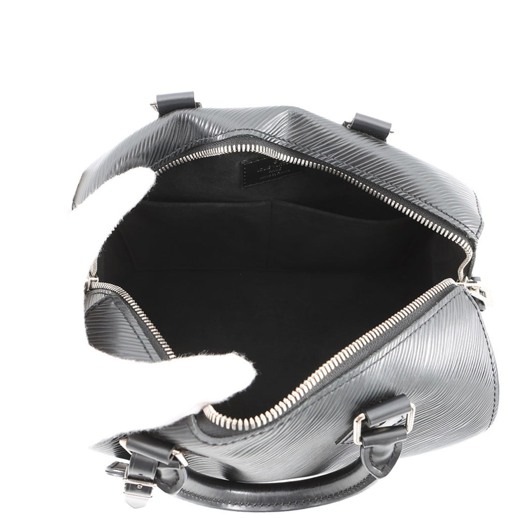 Louis Vuitton Black Noir Epi Leather Handbag (Pre-Owned)