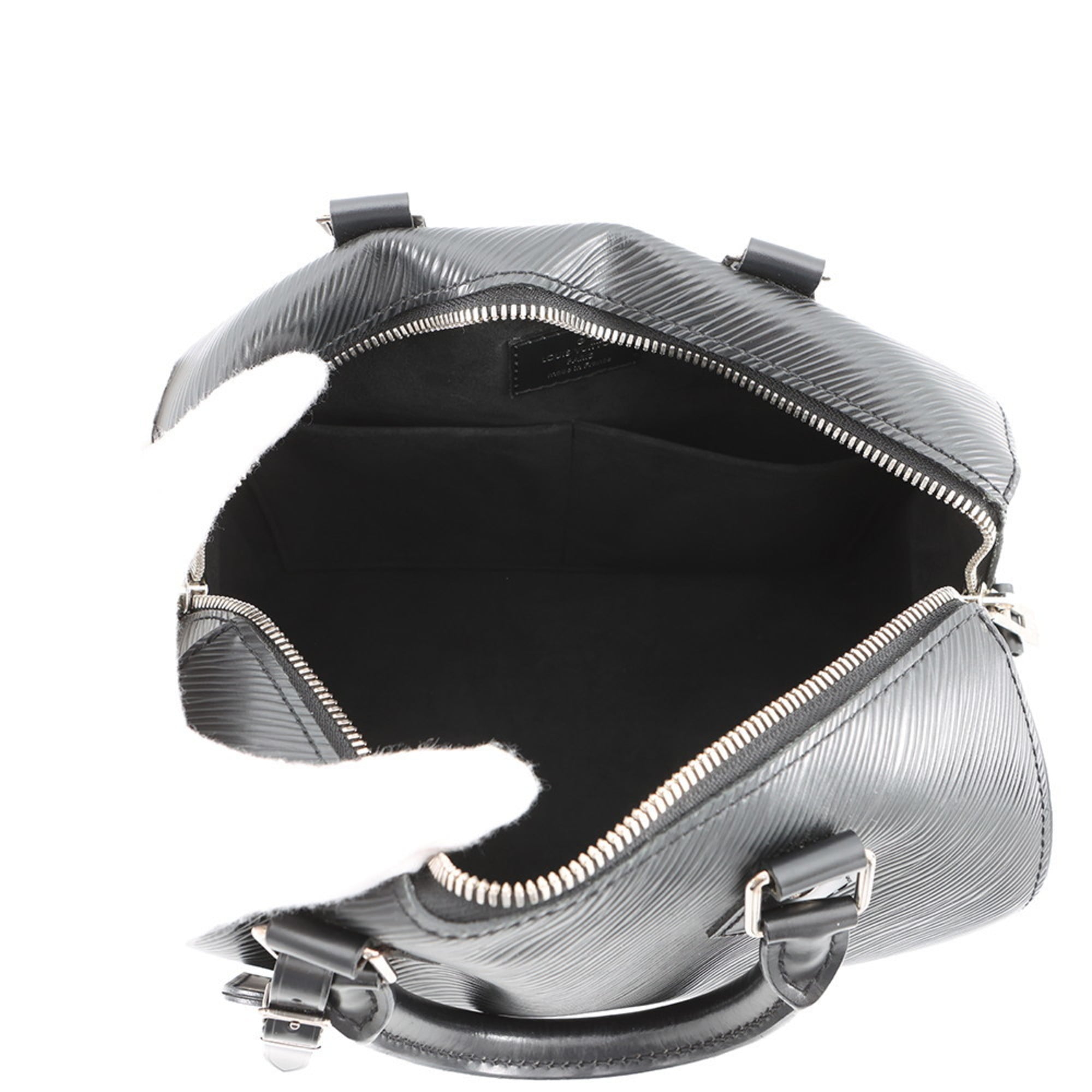 Louis Vuitton Black Noir Epi Leather Handbag (Pre-Owned)