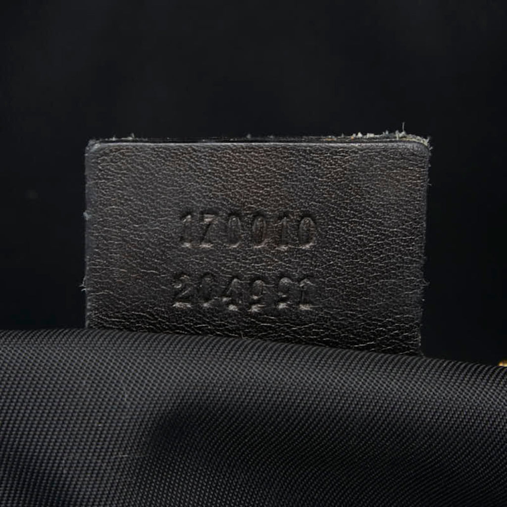 Gucci Black Leather Tote Bag (Pre-Owned)