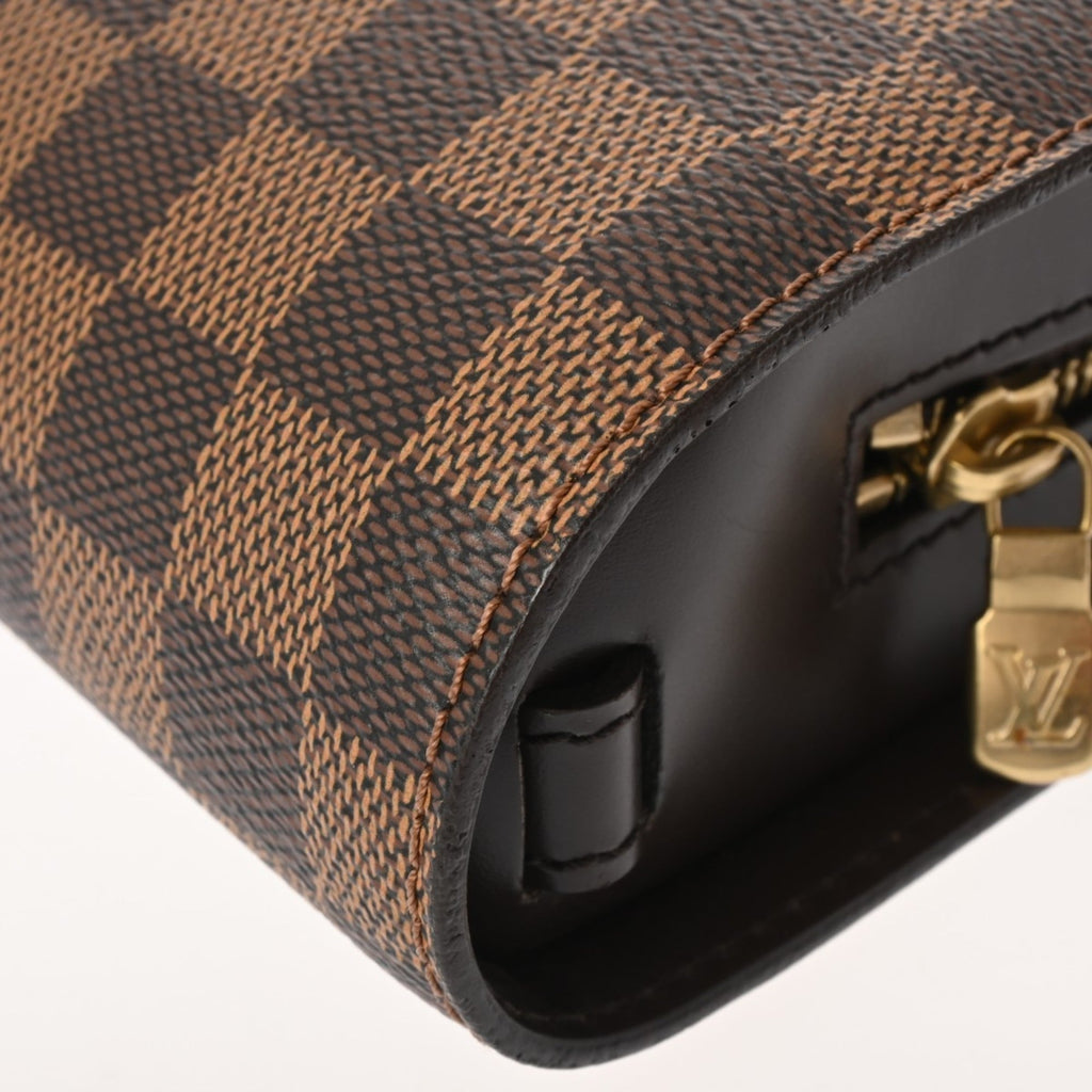 Louis Vuitton Brown Damier Canvas Clutch Bag (Pre-Owned)