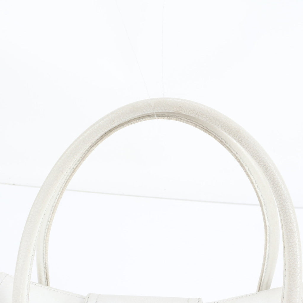 Celine White Leather Shoulder Bag (Pre-Owned)