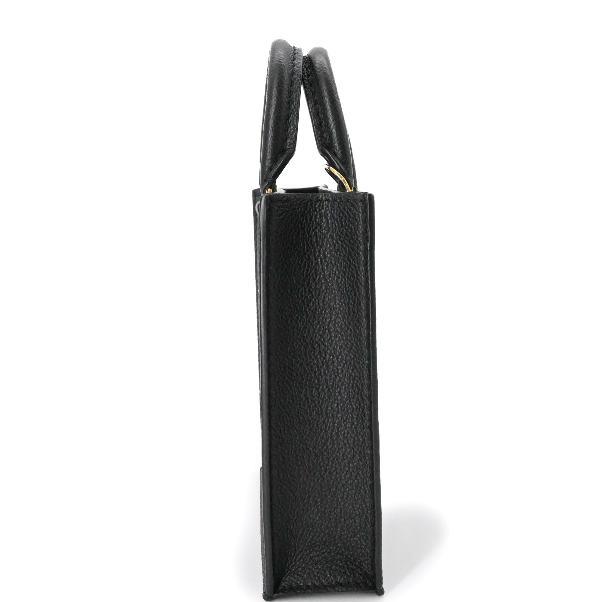 Louis Vuitton Black Noir Monogram Empreinte Leather Handbag (Pre-Owned)