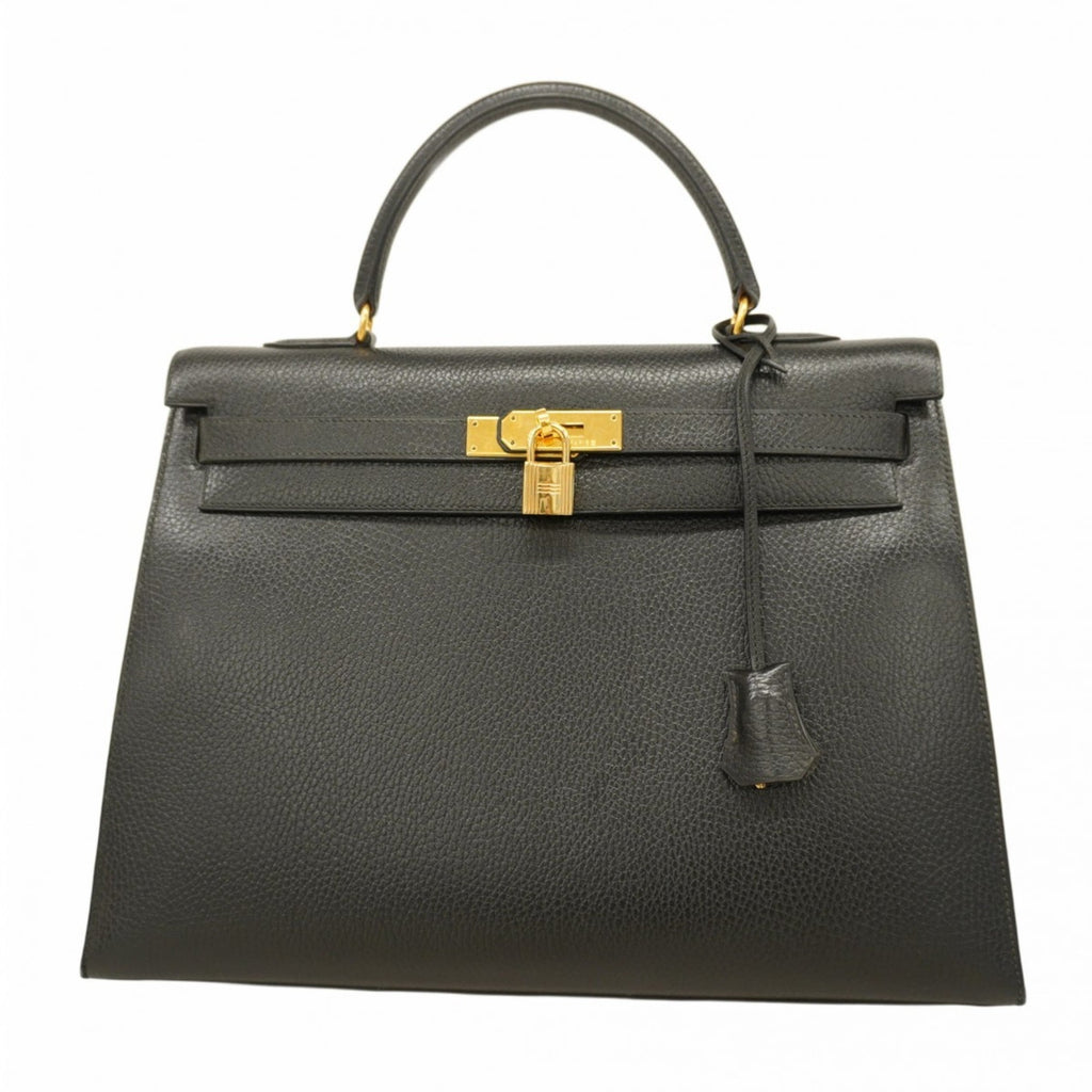 Hermes Black Ardennes Leather Handbag (Pre-Owned)