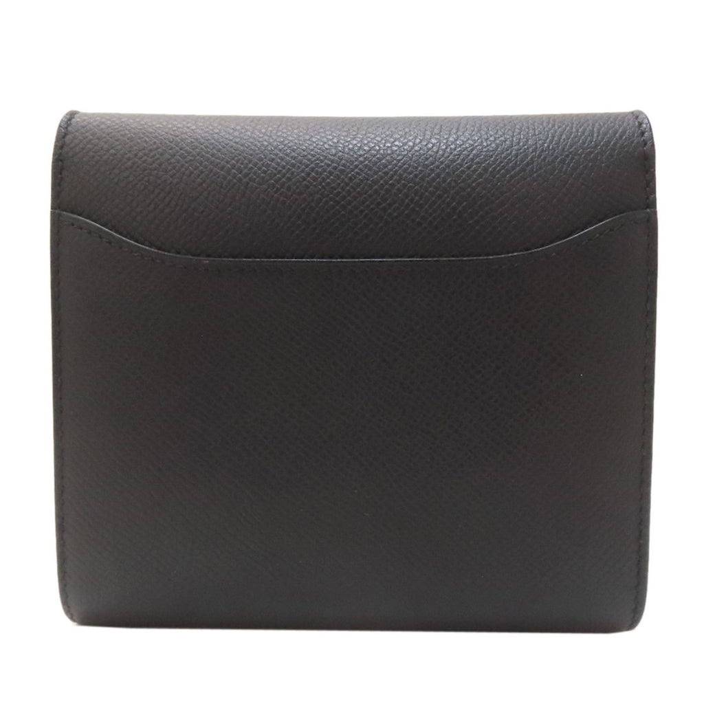 Hermes Black Epsom Leather Coin Purse/Coin Case (Pre-Owned)