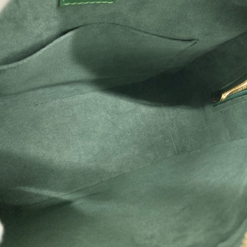 Louis Vuitton Borneo Green Handbag (Pre-Owned)