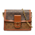 Louis Vuitton Brown Pvc Leather Shoulder Bag (Pre-Owned)