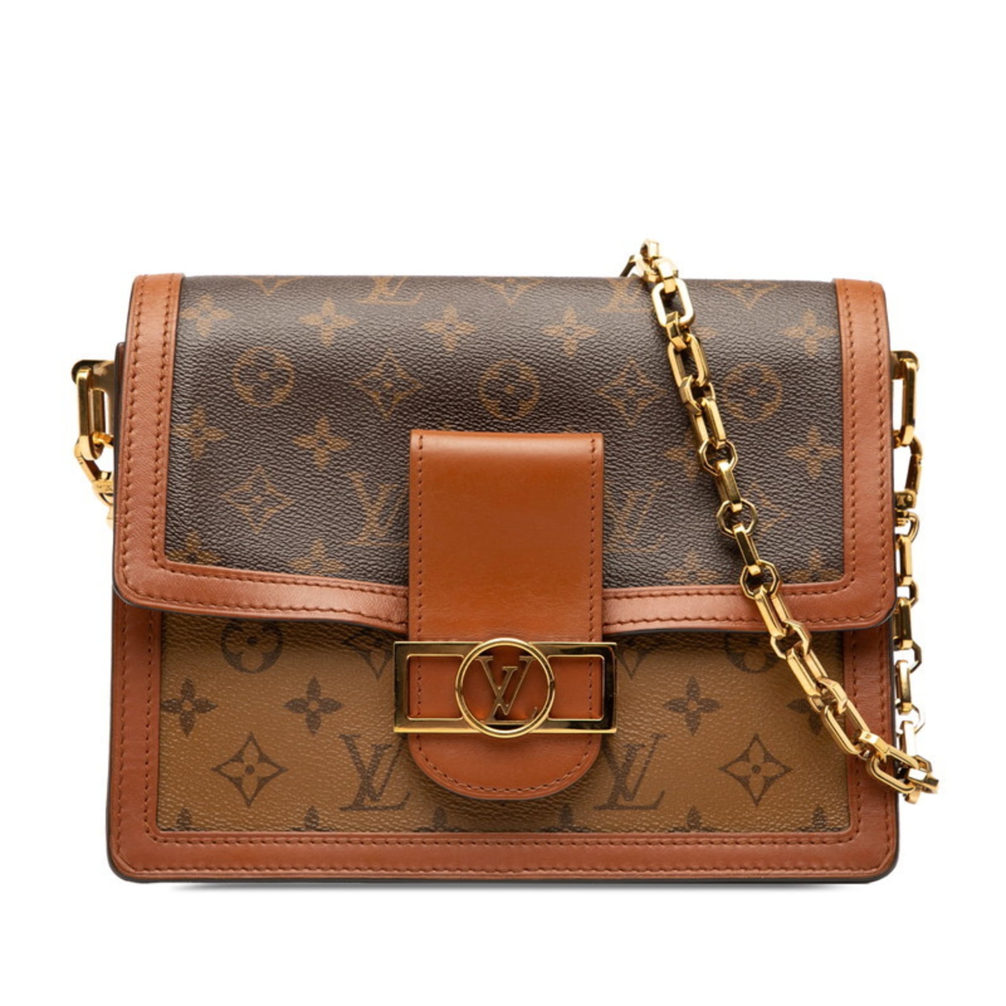 Louis Vuitton Brown Pvc Leather Shoulder Bag (Pre-Owned)