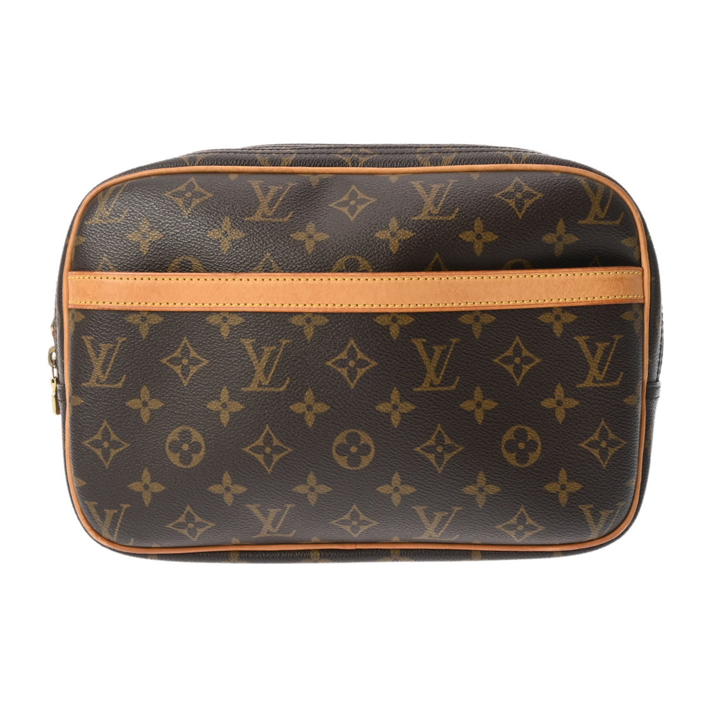Louis Vuitton Brown Monogram Canvas Shoulder Bag (Pre-Owned)