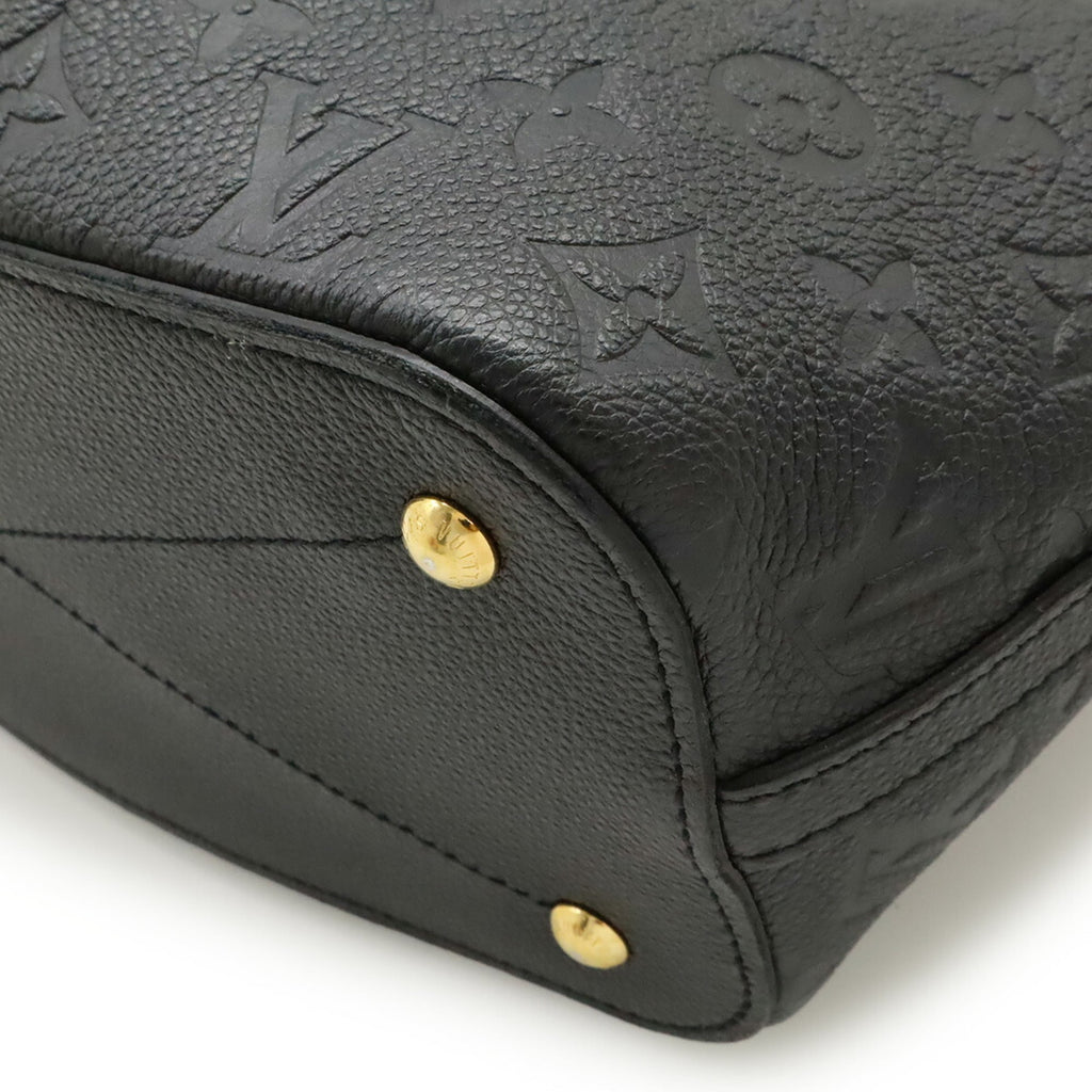 Louis Vuitton Black Noir Monogram Empreinte Handbag Shoulder Bag (Pre-Owned)