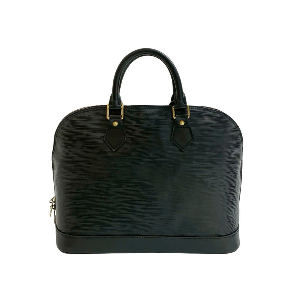 Louis Vuitton Black Epi Leather Boston Bag Handbag (Pre-Owned)