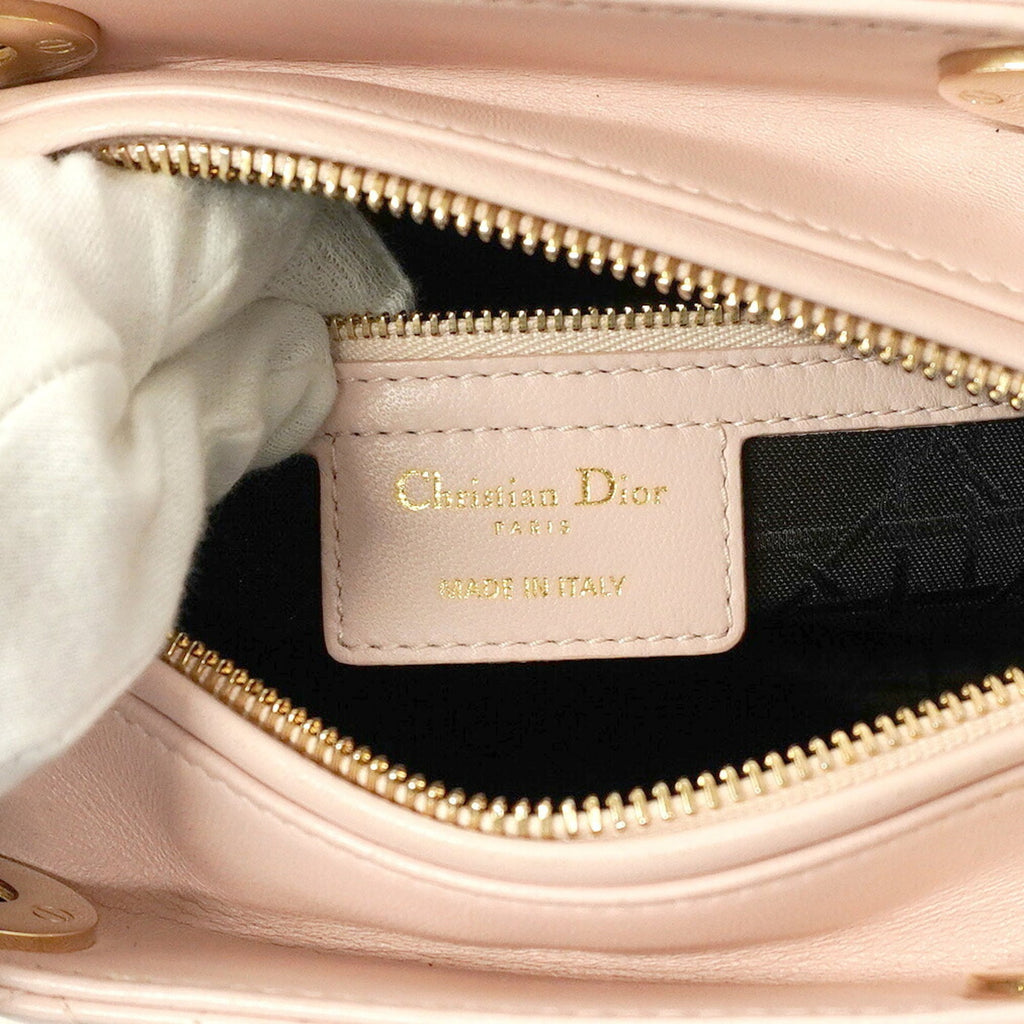 Christian Dior Pink Leather Handbag (Pre-Owned)
