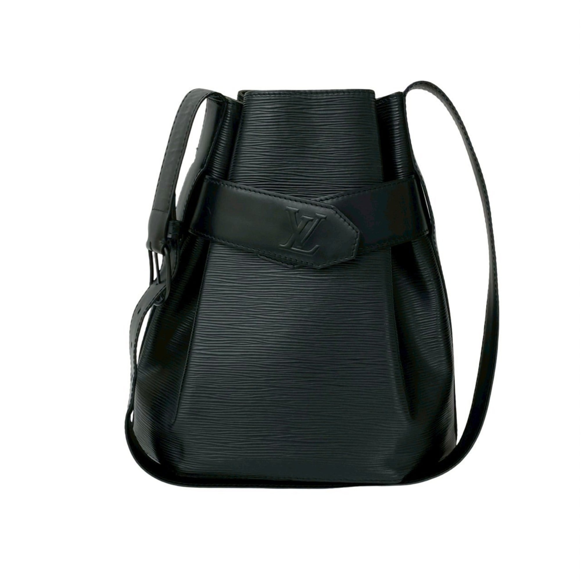 Louis Vuitton Black Epi Leather Shoulder Bag Sling Bag (Pre-Owned)
