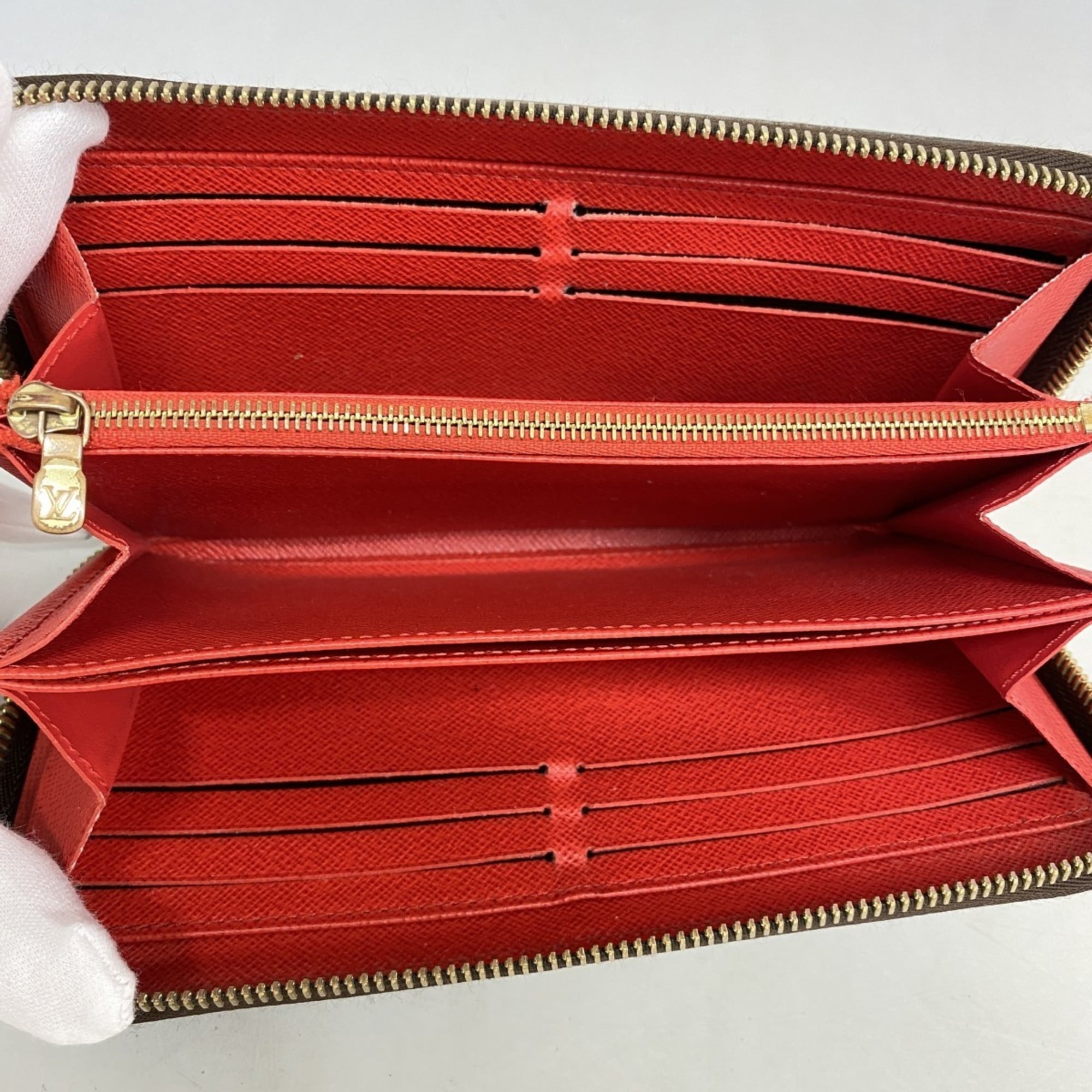 Louis Vuitton Brown Coquelicots Long Wallet (Bi-Fold) (Pre-Owned)