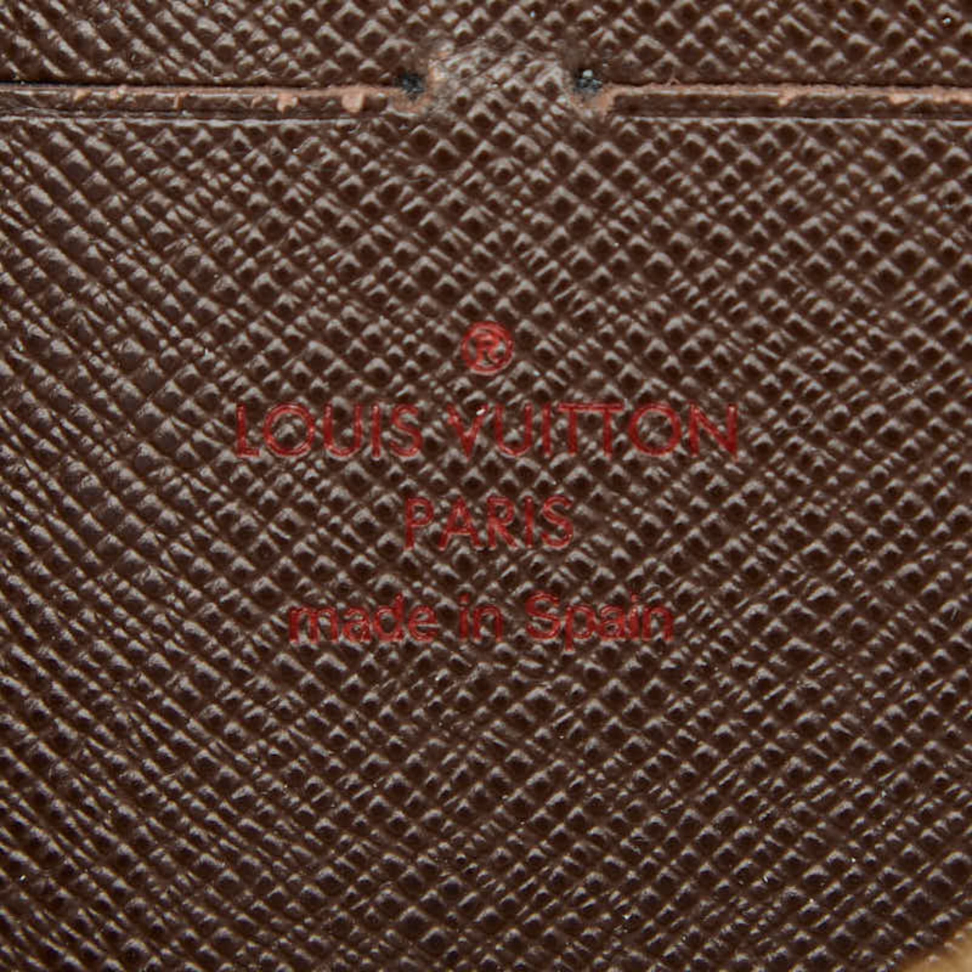 Louis Vuitton Brown Pvc Long Wallet (Bi-Fold) (Pre-Owned)