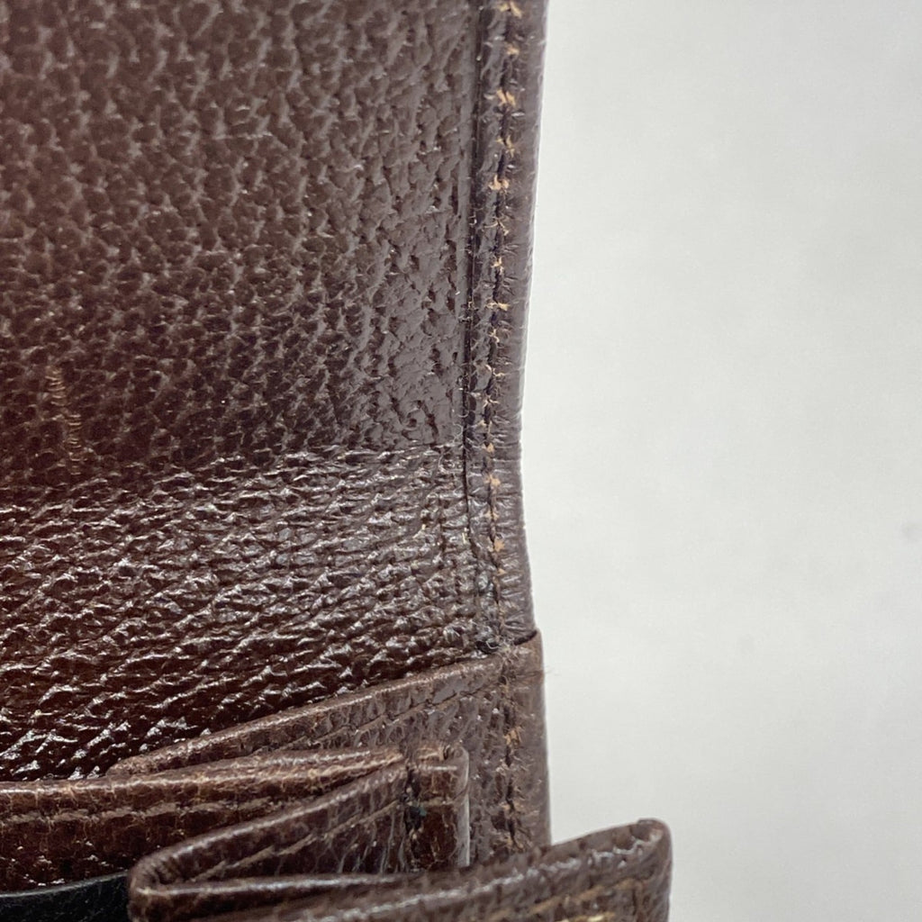 Gucci Brown Canvas Wallet (Bi-Fold) (Pre-Owned)