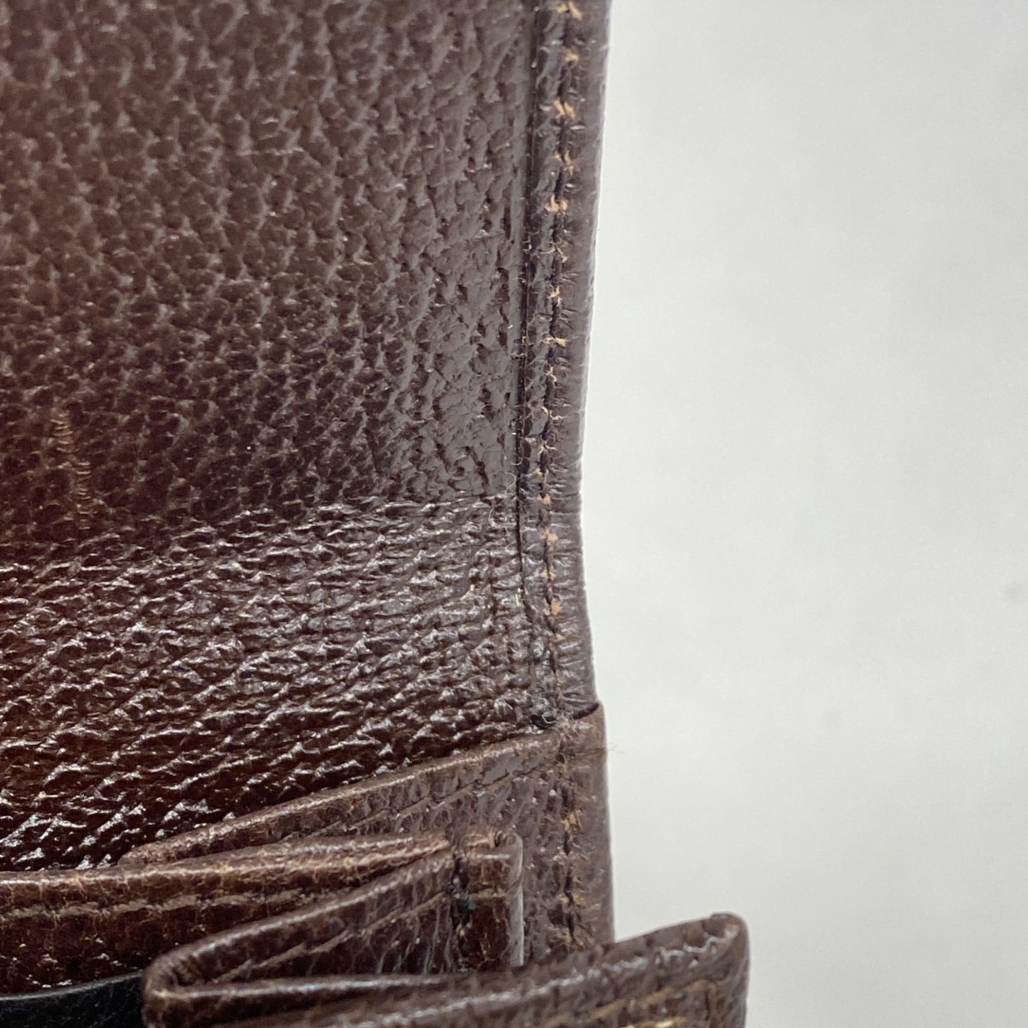 Gucci Brown Canvas Wallet (Bi-Fold) (Pre-Owned)