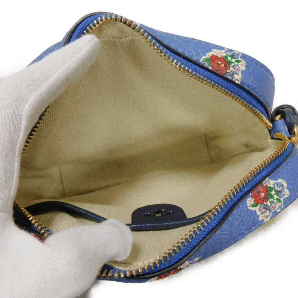 Tory Burch Blue Multi-Color Leather Shoulder Bag (Pre-Owned)