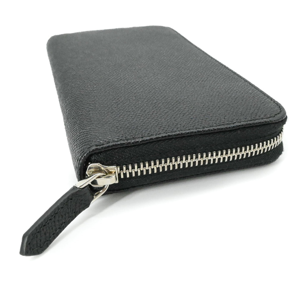Bvlgari Black Leather Long Wallet (Bi-Fold) (Pre-Owned)