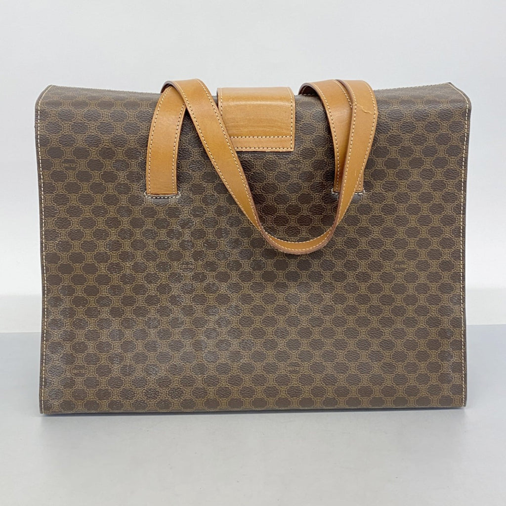 Celine Brown Pvc Tote Bag (Pre-Owned)