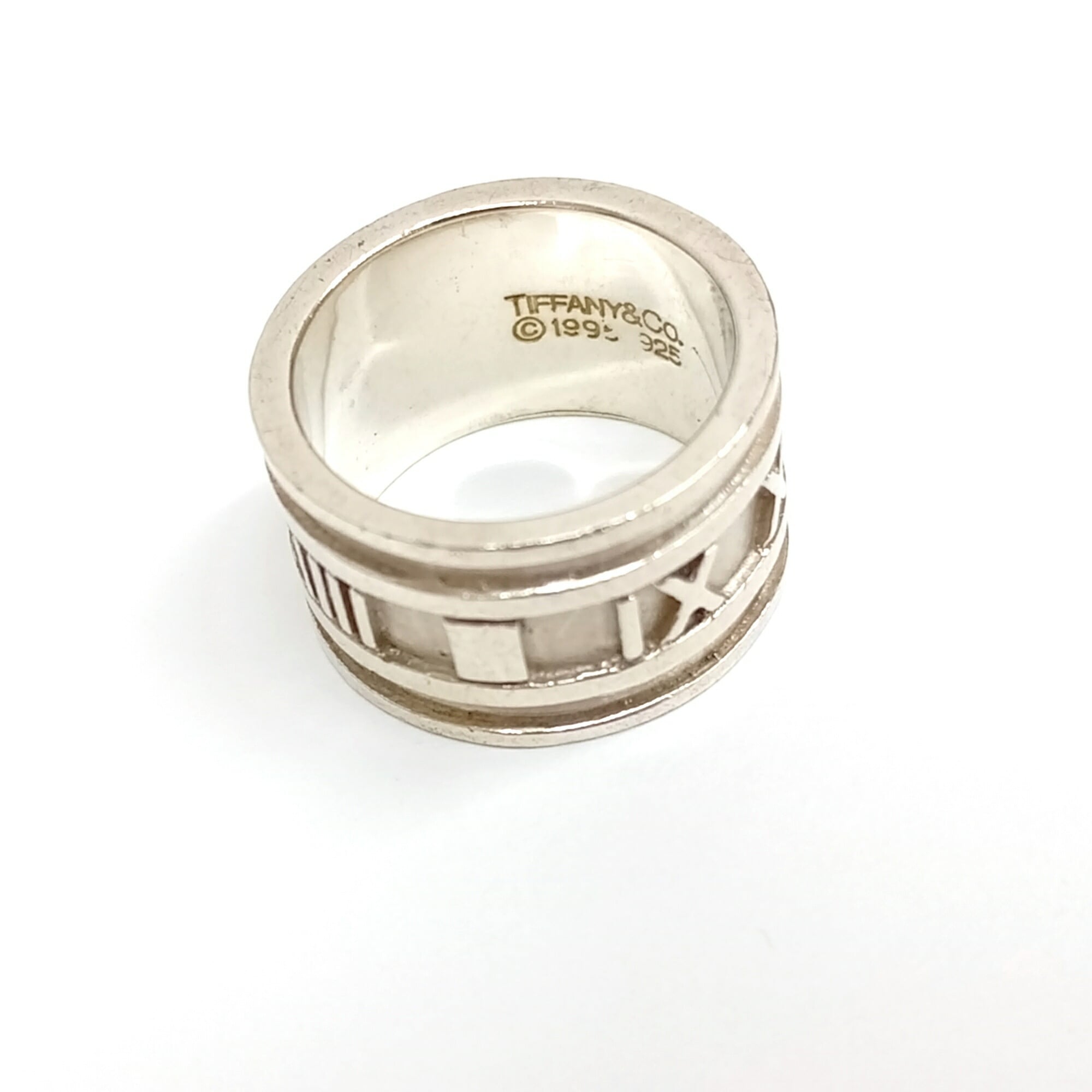 Tiffany Silver Silver 925 Band Ring (Pre-Owned)
