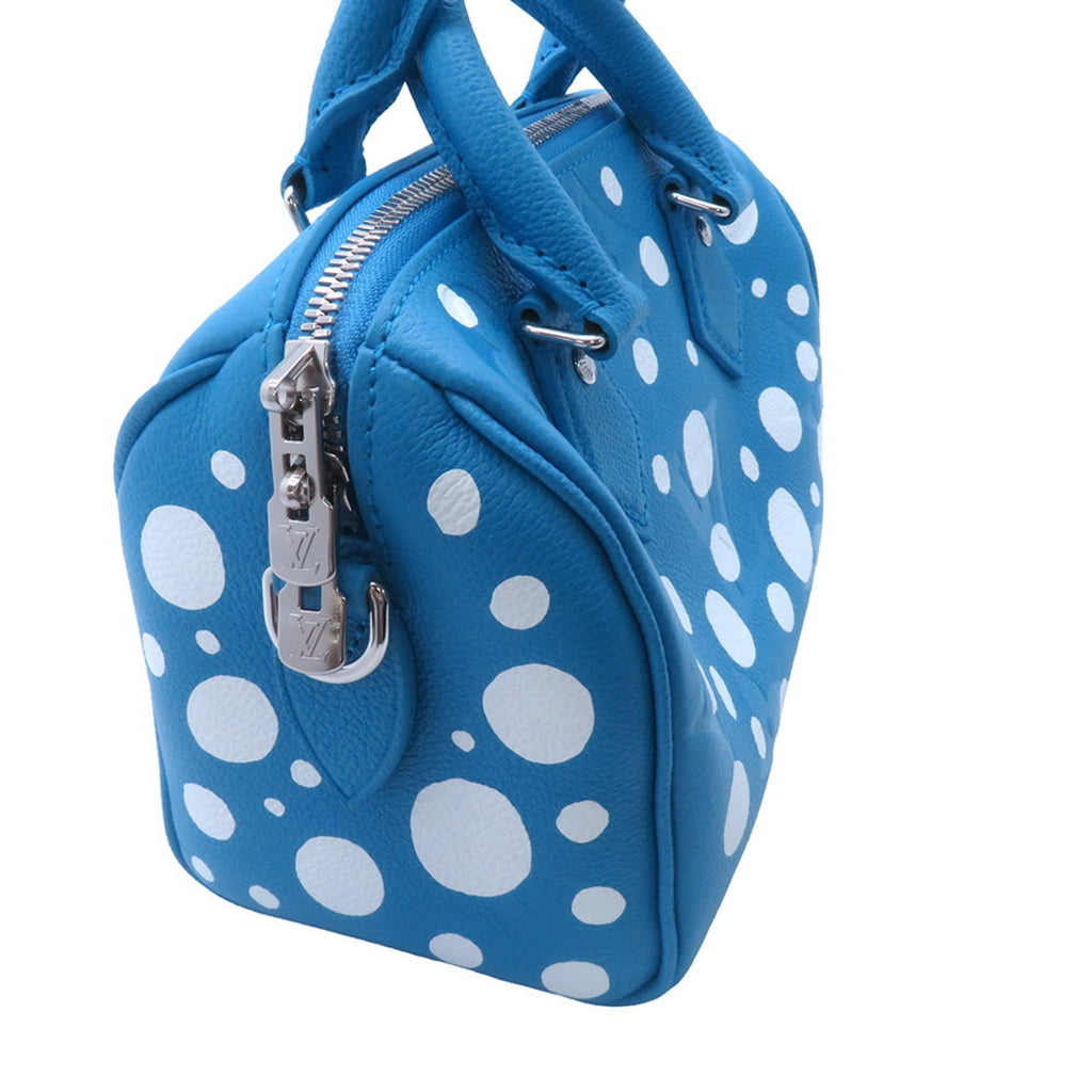 Louis Vuitton Yayoi Kusama Blue White Monogram Empreinte Handbag (Pre-Owned)