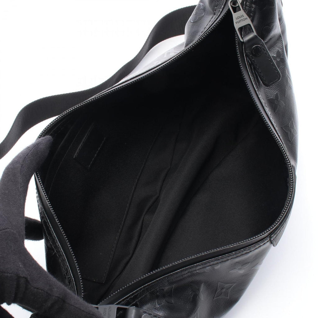 Louis Vuitton Black Canvas Leather Shoulder Bag (Pre-Owned)